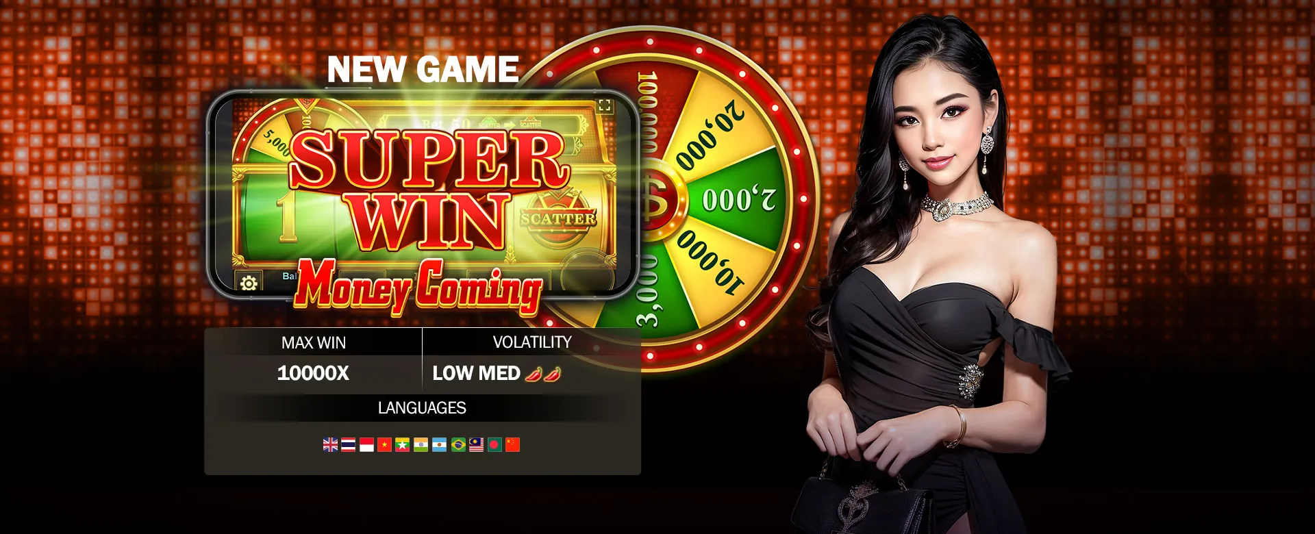 A vibrant online casino interface with vip777 branding, showing a new player successfully registering and starting their gaming journey, highlighting security and excitement.